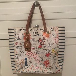 Tory Burch - Graphic Design Tote Bag